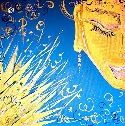 ONA, BUDHA 2024 / 60x60 cm, na zakázku