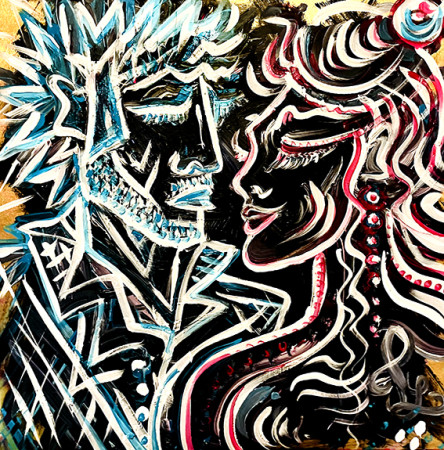 DVA 2025 60x60 akryl na plátně