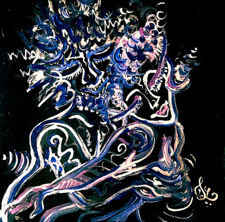 LÁSKA 2025 / 60x60 cm, akryl na plátně